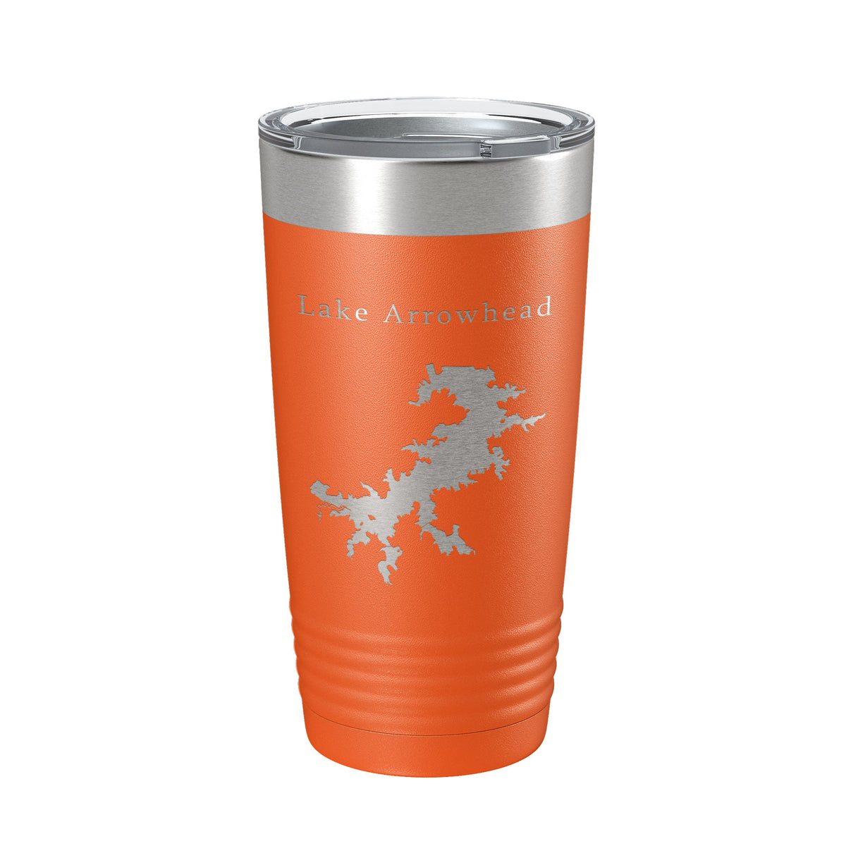 Lake Arrowhead Map Tumbler Travel Mug Insulated Laser Engraved Coffee Cup Texas 20 oz