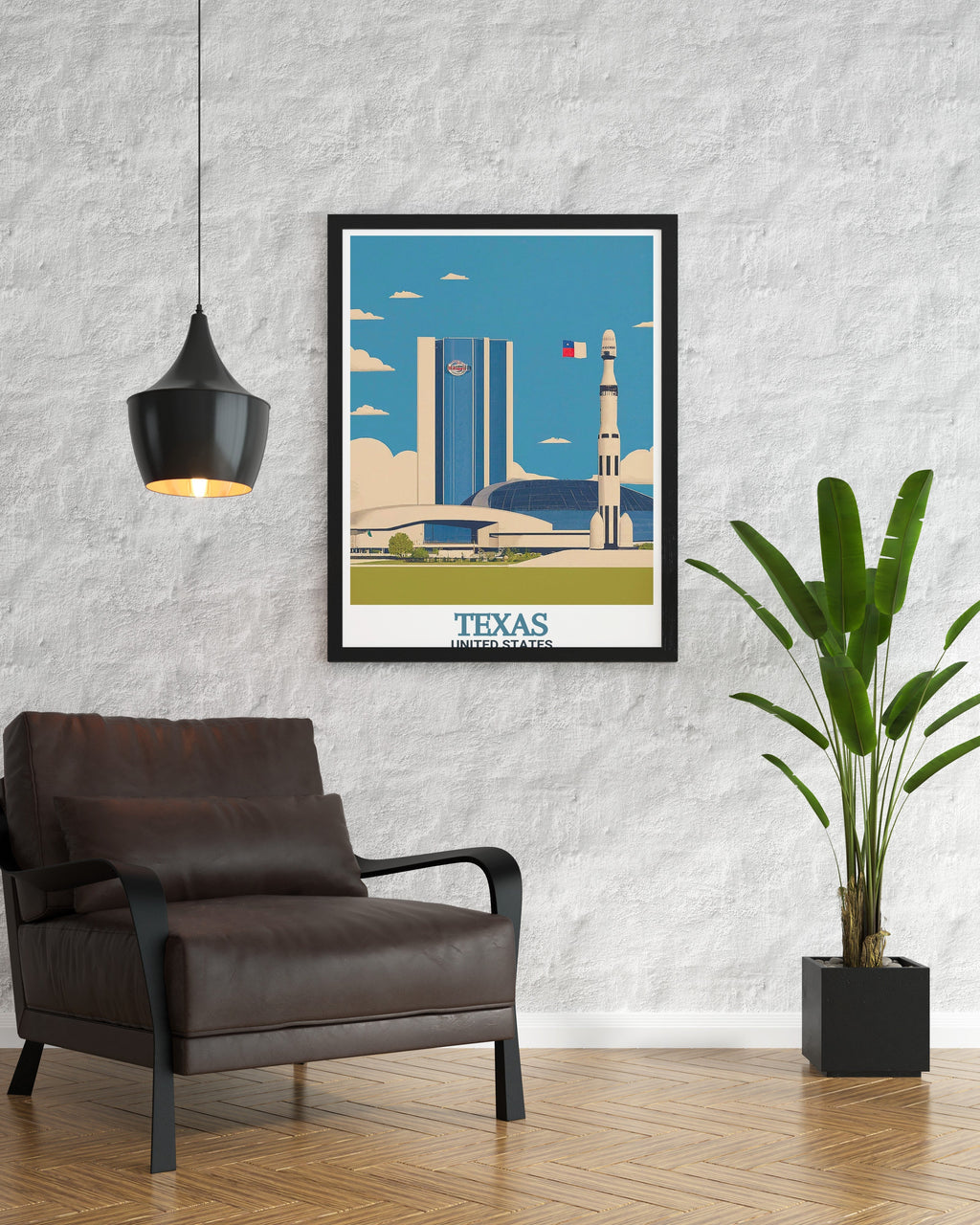 Texas  Prints - Space Center Houston Ideal Home Decor - United States Posters