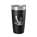Lewisville Lake Map Tumbler Travel Mug Insulated Laser Engraved Coffee Cup Texas 20 oz