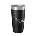 Lake Travis Map Tumbler Travel Mug Insulated Laser Engraved Coffee Cup Texas 20 oz