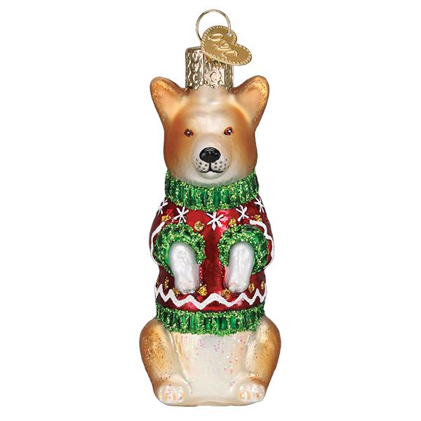 Christmas Corgi Ornament