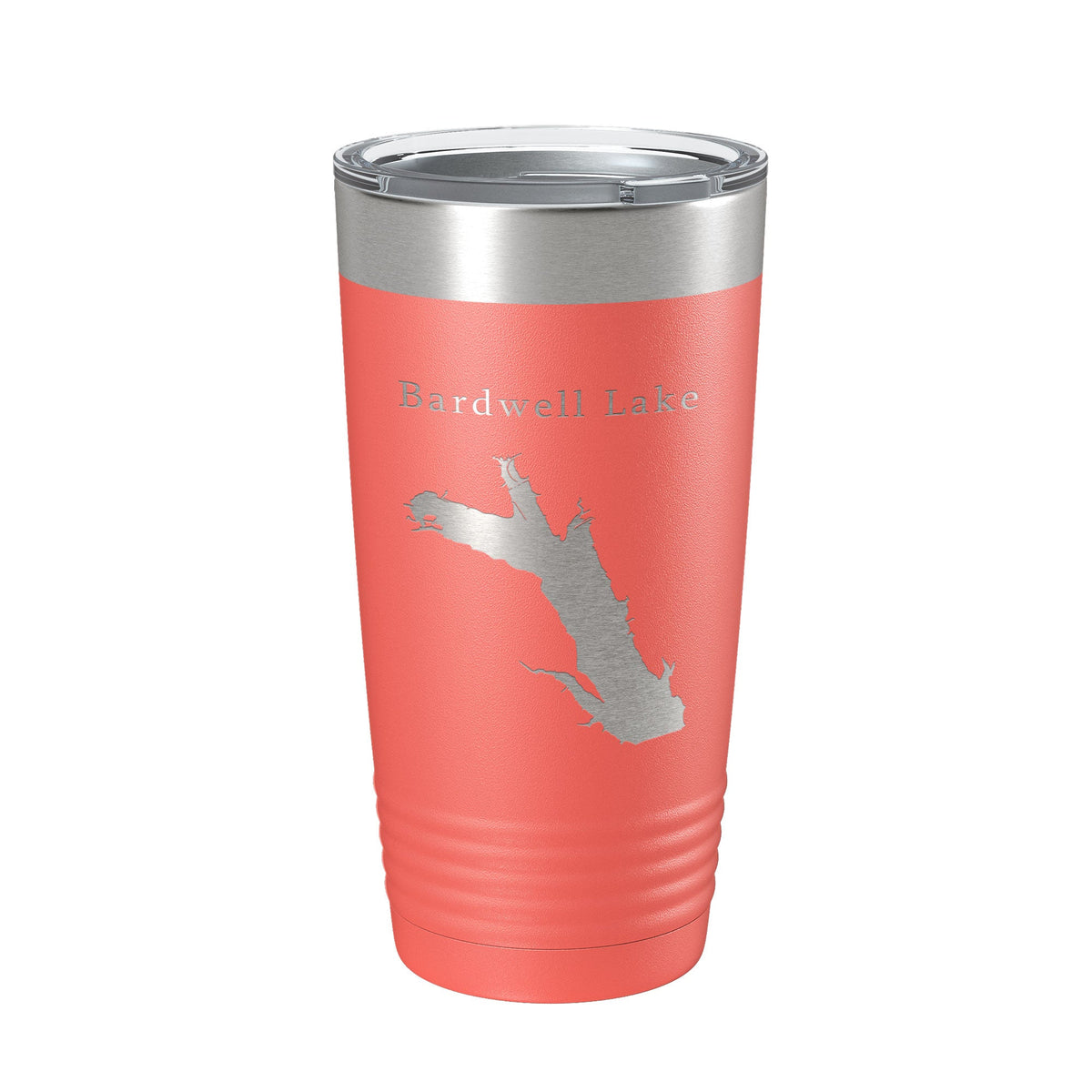 Bardwell Lake Map Tumbler Travel Mug Insulated Laser Engraved Coffee Cup Texas 20 oz