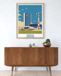Texas  Prints - Space Center Houston Ideal Home Decor - United States Posters