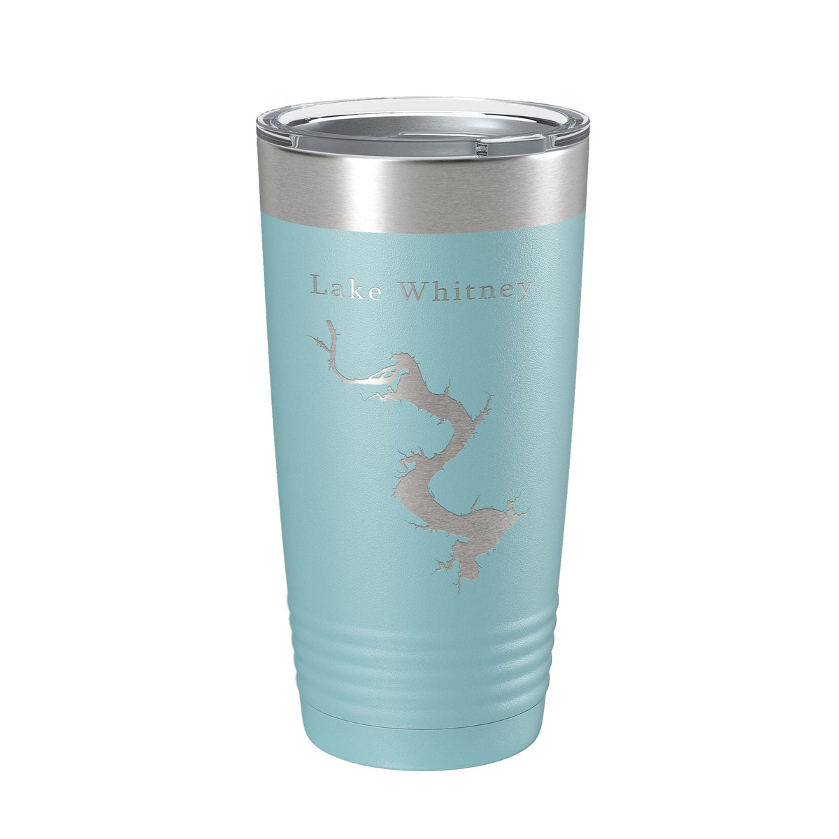 Lake Whitney Map Tumbler Travel Mug Insulated Laser Engraved Coffee Cup Texas 20 oz