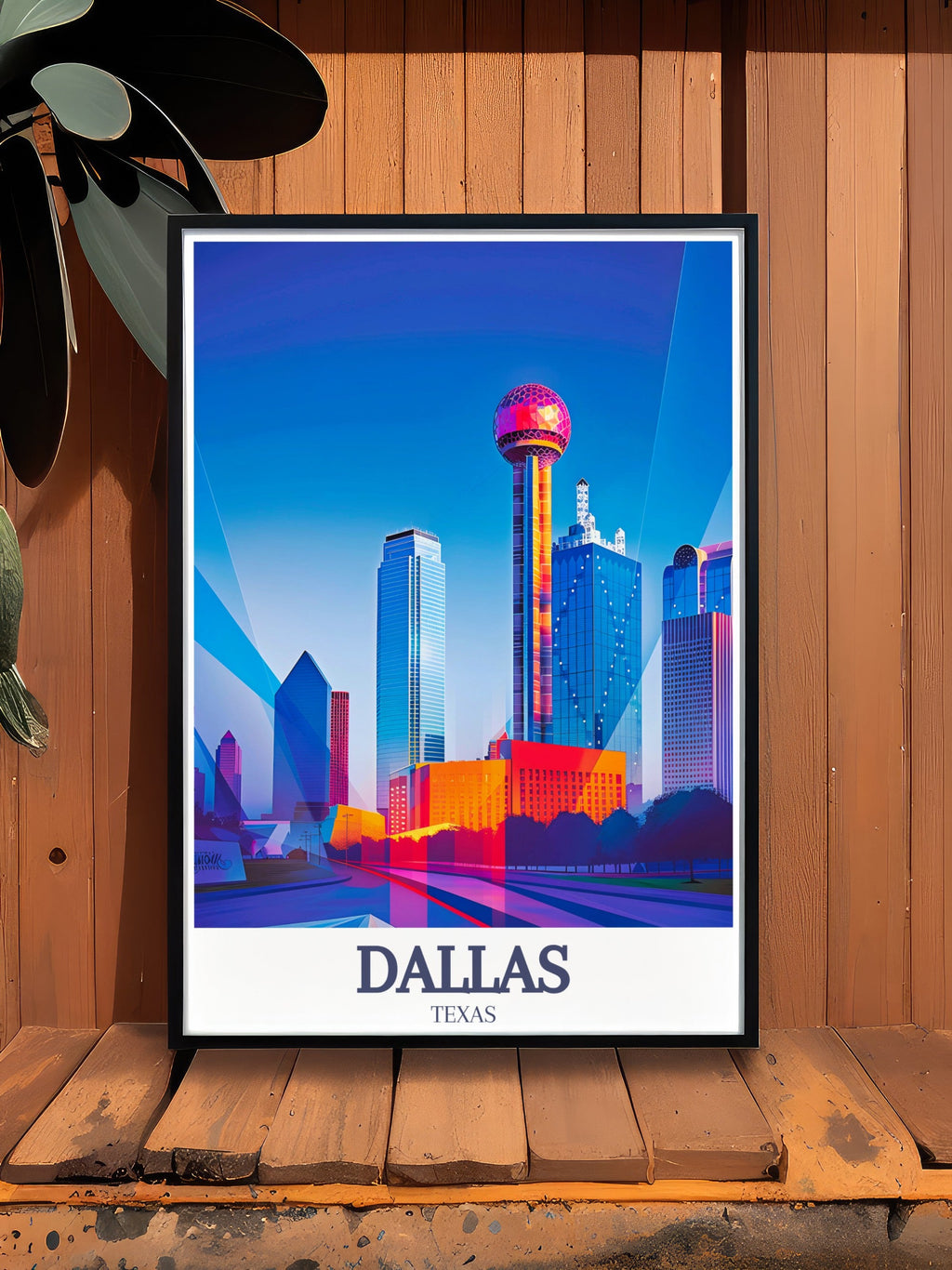 Dallas Poster Print - Sixth Floor Museum Art - Reunion Tower Wall Art - Dallas Art Print - Dallas Travel Print - Texas Artwork