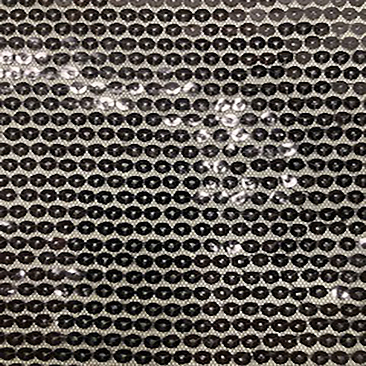 Sewed Sequins on Polyester Mesh Fabric | Spandex Palace