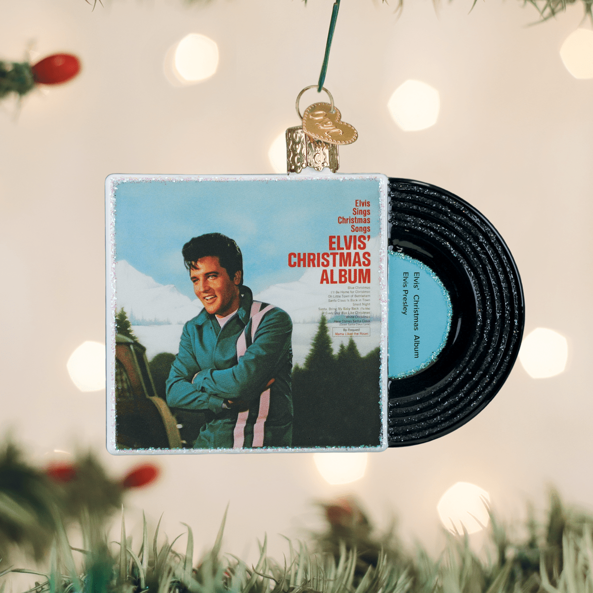 Elvis' Christmas Album Ornament