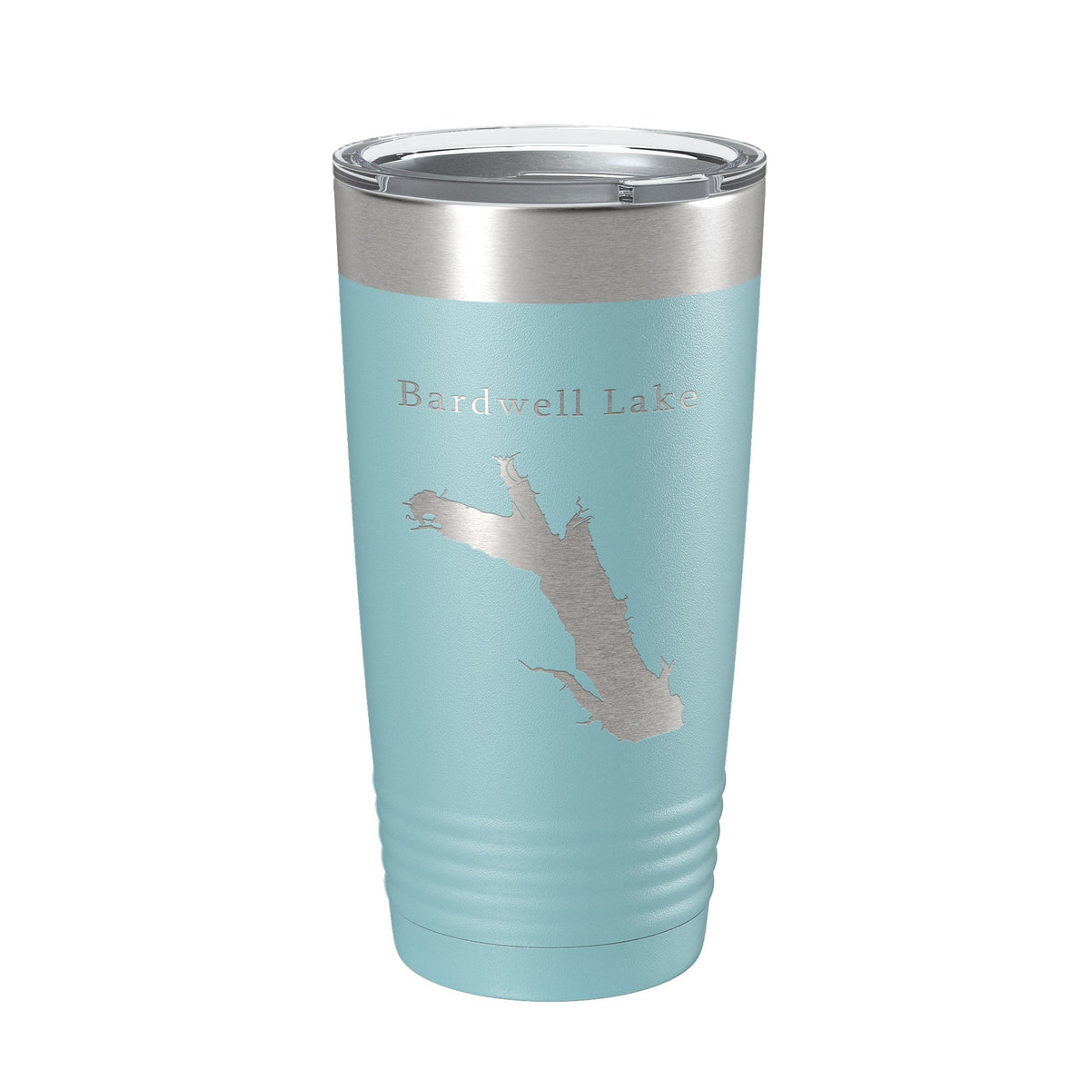 Bardwell Lake Map Tumbler Travel Mug Insulated Laser Engraved Coffee Cup Texas 20 oz