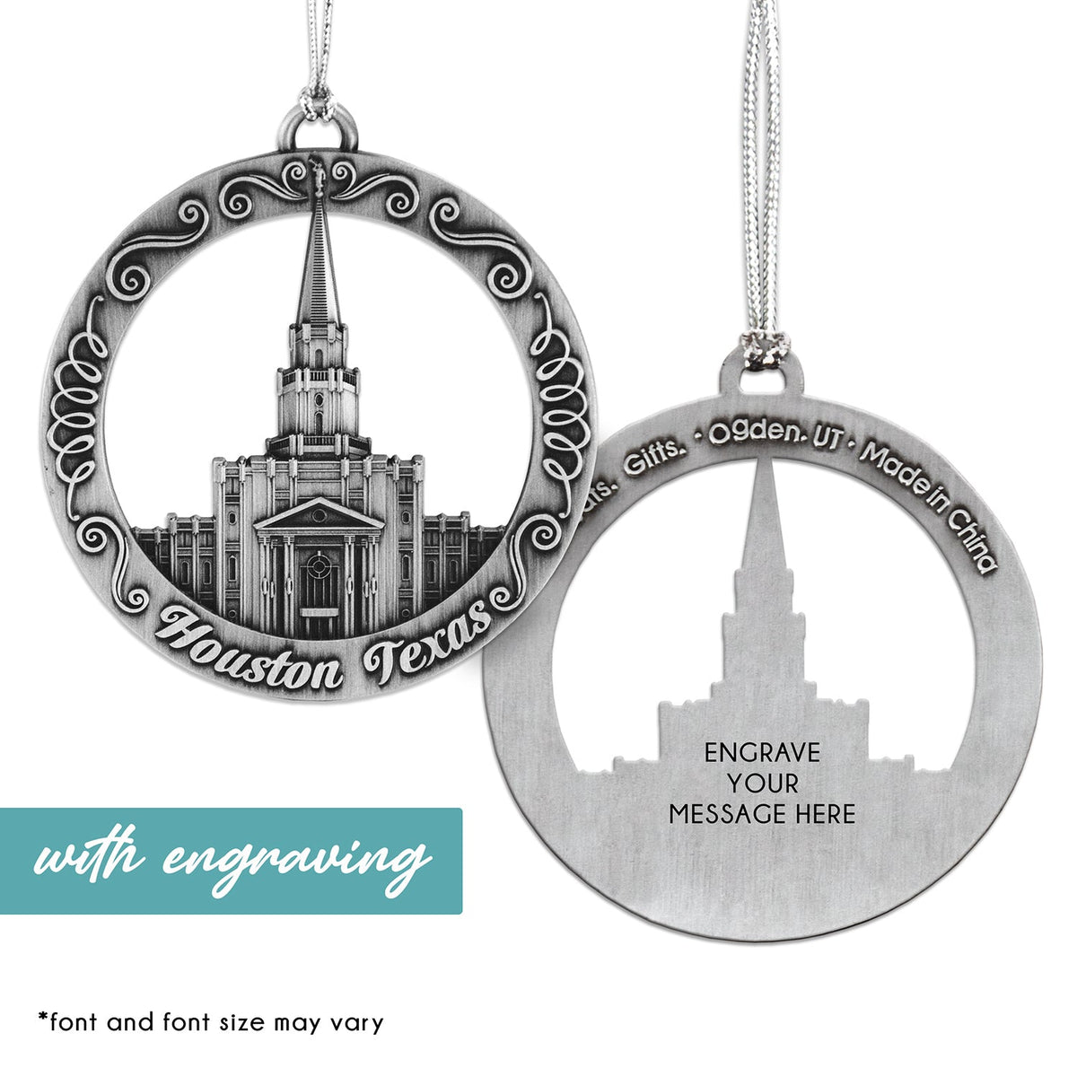 Houston Texas Temple Ornament