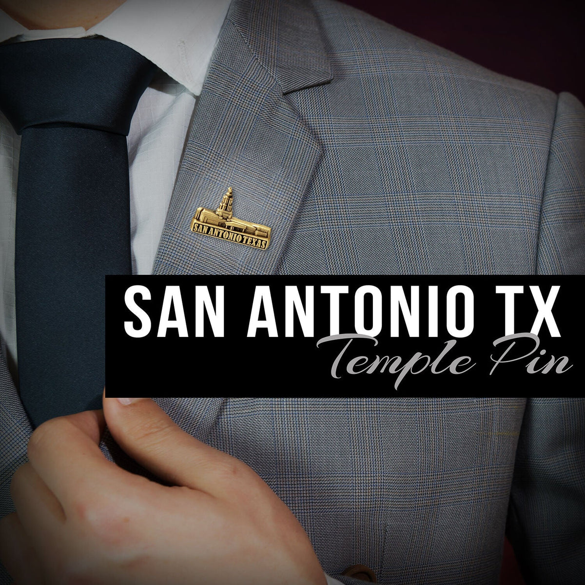 San Antonio Texas Temple Pin
