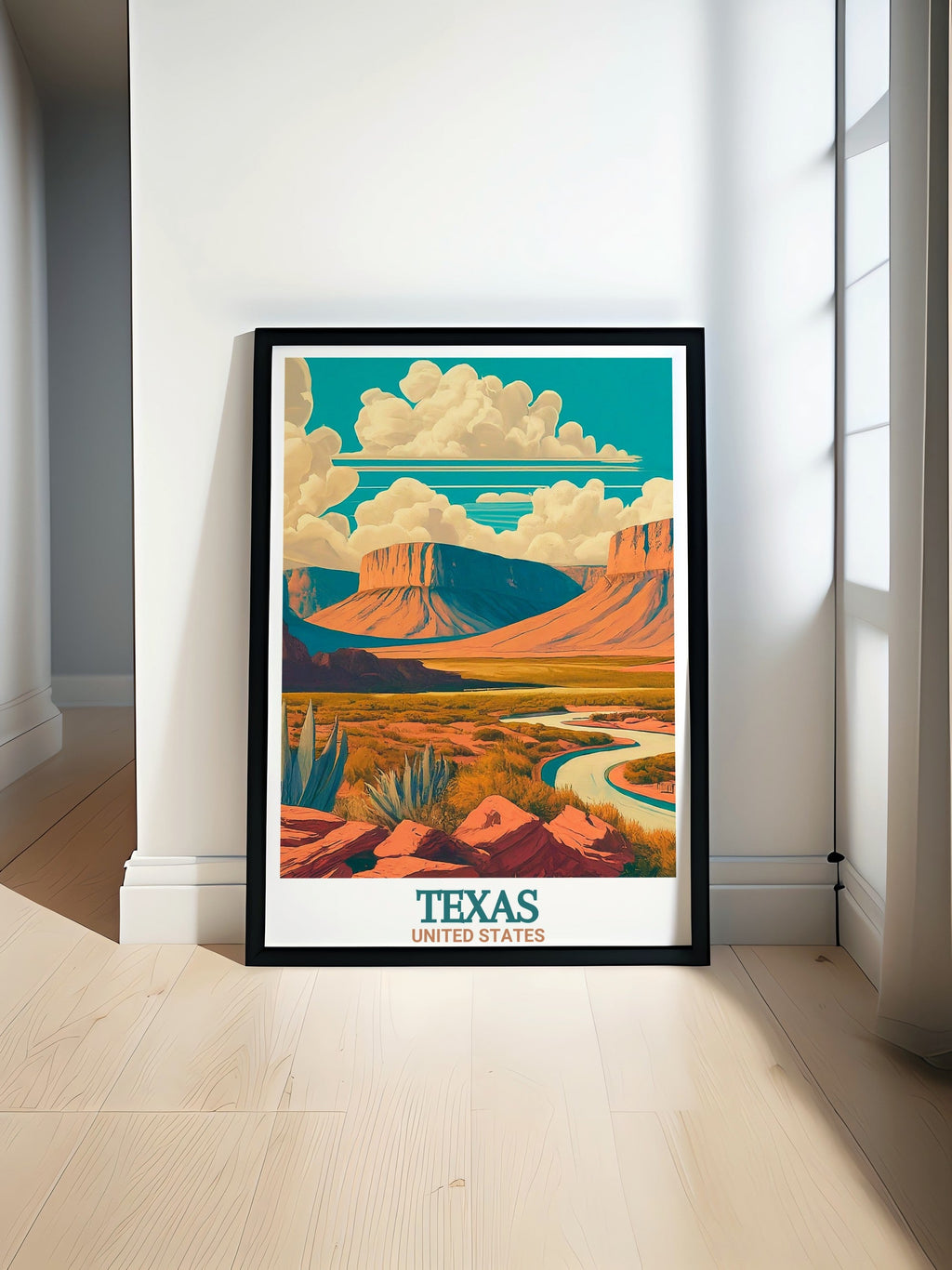 Texas Framed Posters - Big Bend National Park Travel Prints - United States  Home Decor