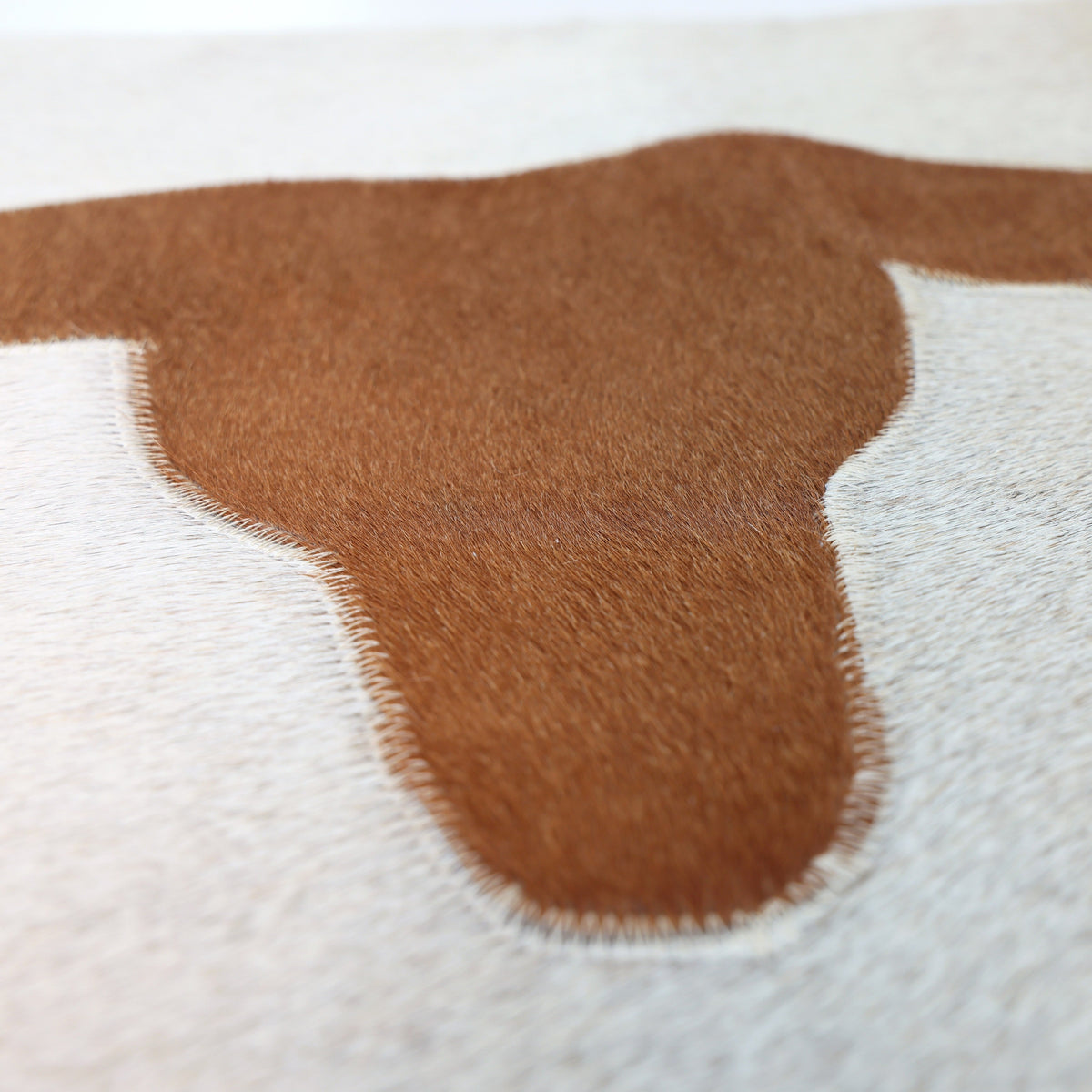 Luxury Longhorn Cowhide Leather Throw Pillow 16x24 | Handmade Western Designer Lumbar Cushion