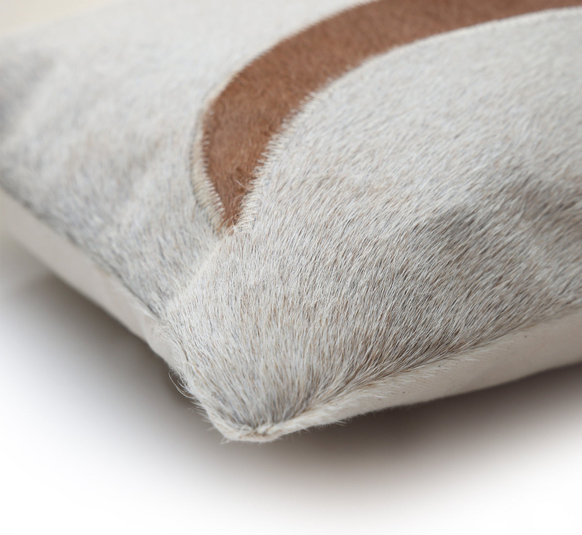 Luxury Longhorn Cowhide Leather Throw Pillow 16x24 | Handmade Western Designer Lumbar Cushion