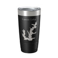 Lavon Lake Map Tumbler Travel Mug Insulated Laser Engraved Coffee Cup Texas 20 oz