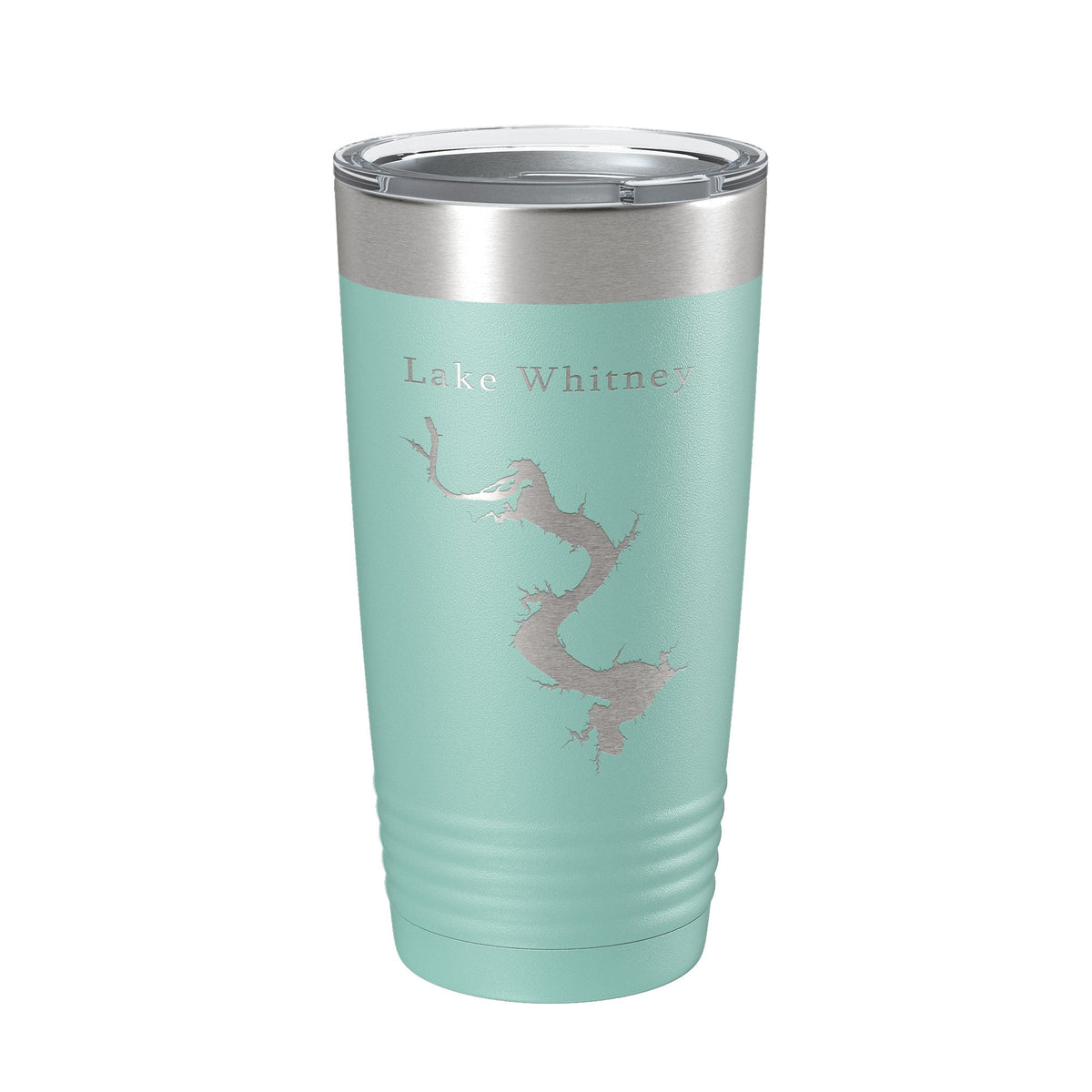 Lake Whitney Map Tumbler Travel Mug Insulated Laser Engraved Coffee Cup Texas 20 oz