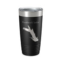 Bardwell Lake Map Tumbler Travel Mug Insulated Laser Engraved Coffee Cup Texas 20 oz