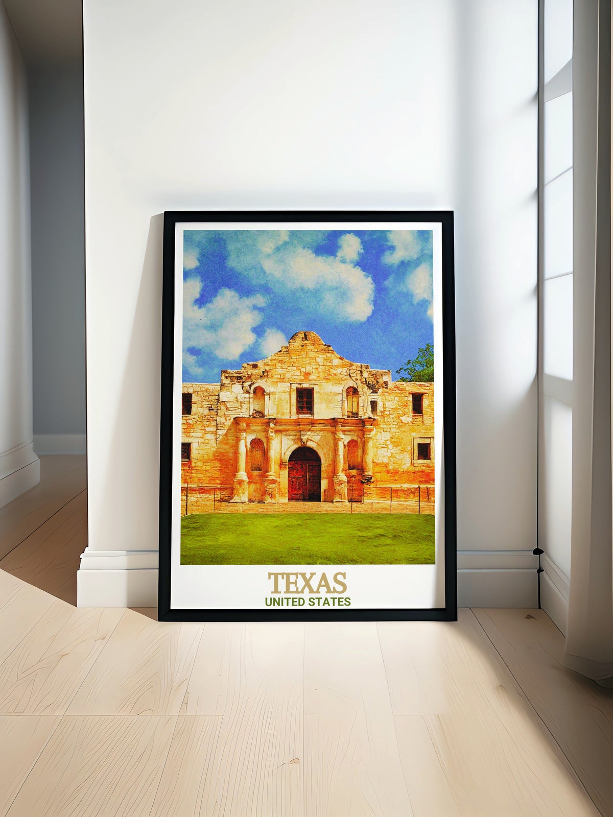 Texas Art - The Alamo  Posters - United States  Living Room Decor