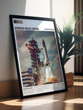 Johnson Space Center  Art - Houston Travel Posters - Texas Ideal  Wall Decor