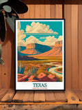 Texas Framed Posters - Big Bend National Park Travel Prints - United States  Home Decor