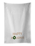 Quail - Texas Quail Happy Holidays Kitchen Towel Set of 2