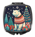 Polar Bear Christmas Compact Mirror