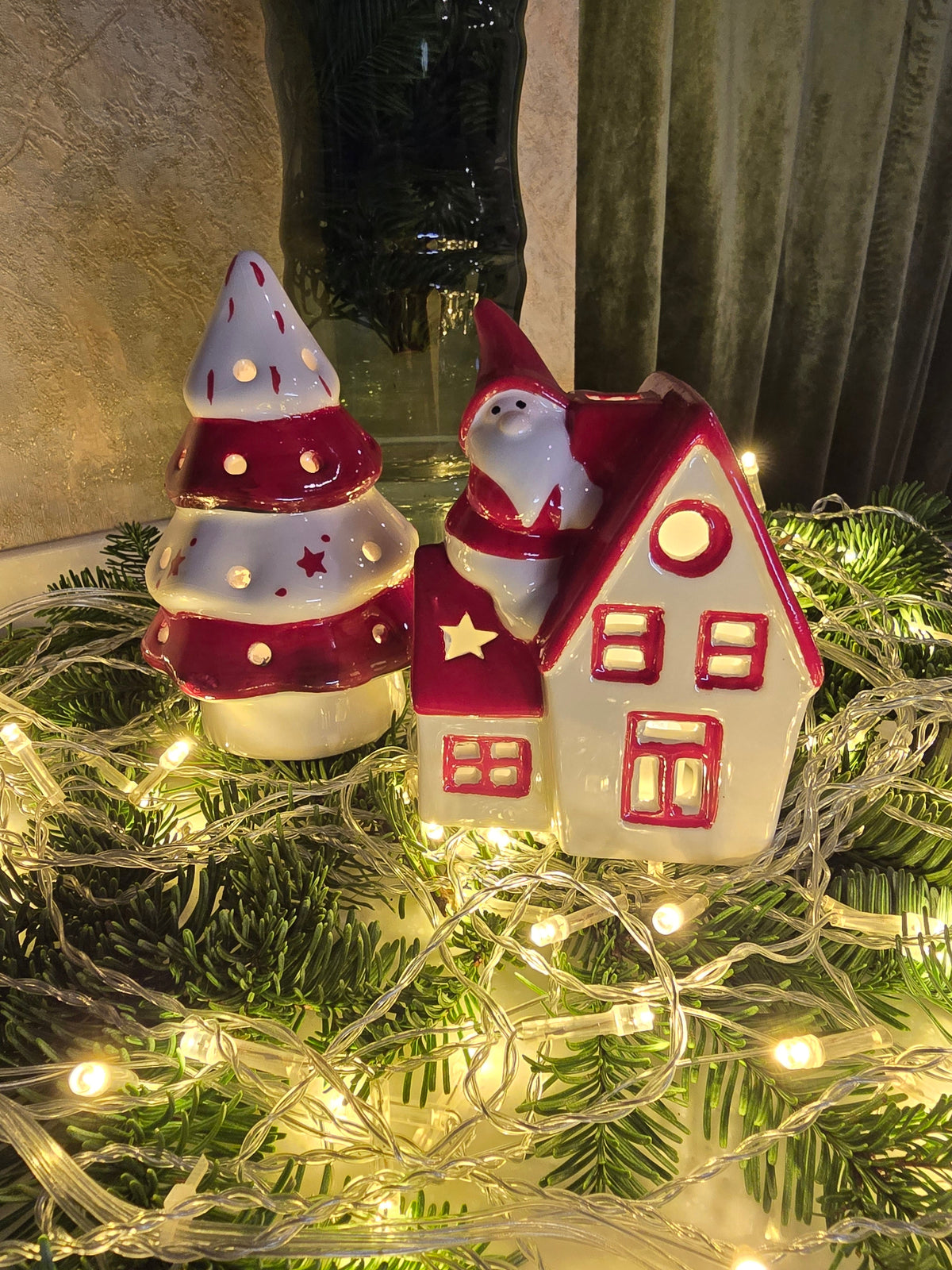 Christmas Ceramic Ornament - Christmas Tree by Wizardi F07N7-4