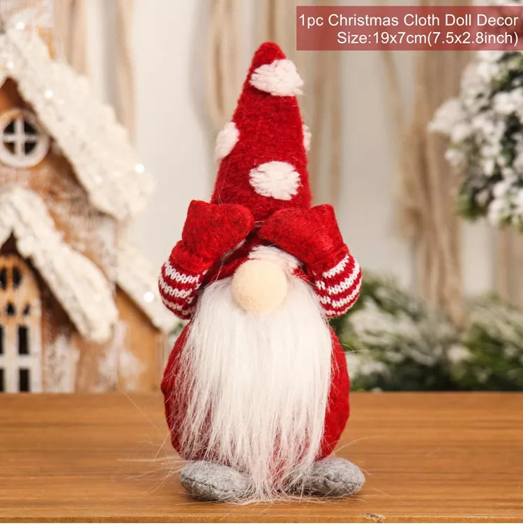 Gnome Christmas Faceless Doll - Festive Merry Christmas Decorations