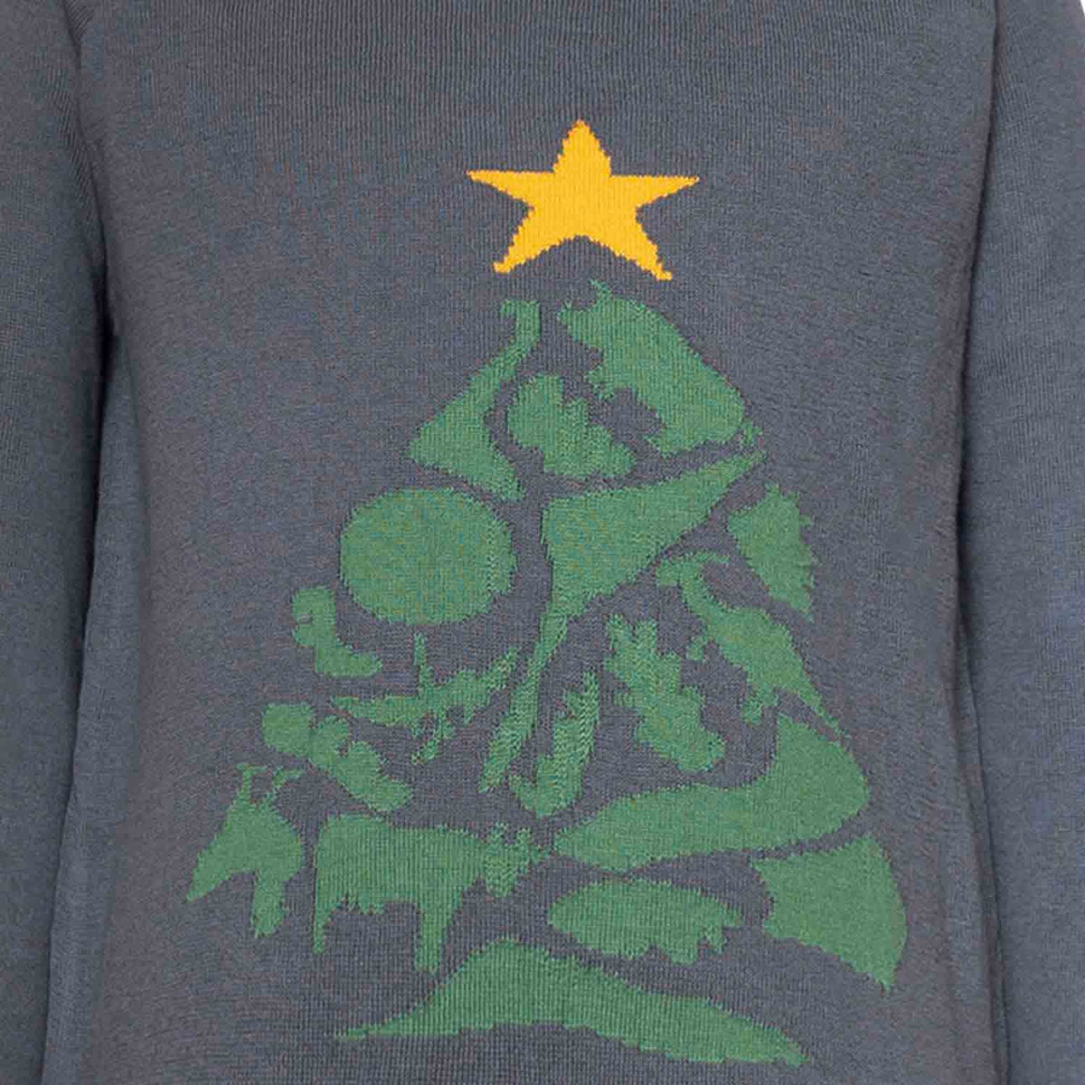 Grey Boys Christmas Sweater