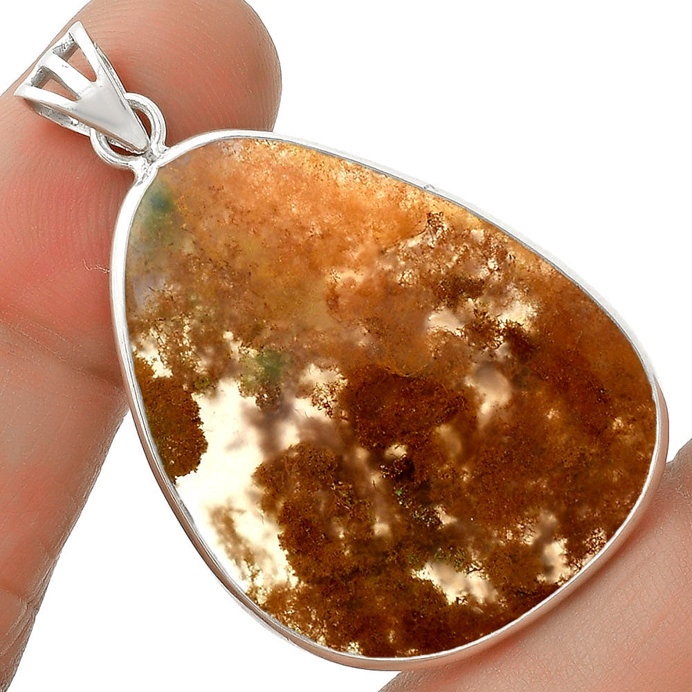 Natural Texas Moss Agate Pendant P-1001 SDP118983