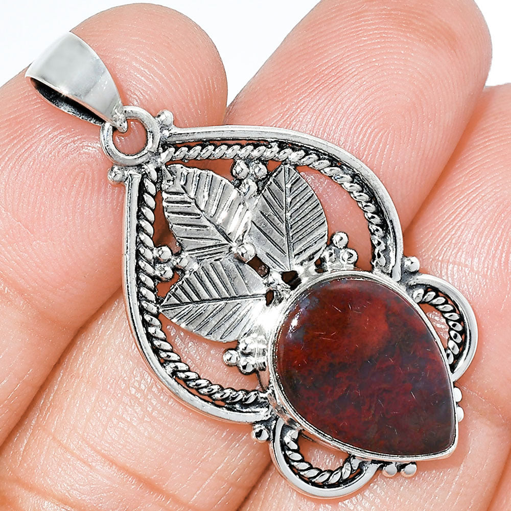 Natural Texas Moss Agate Pendant P-1258 SDP151921