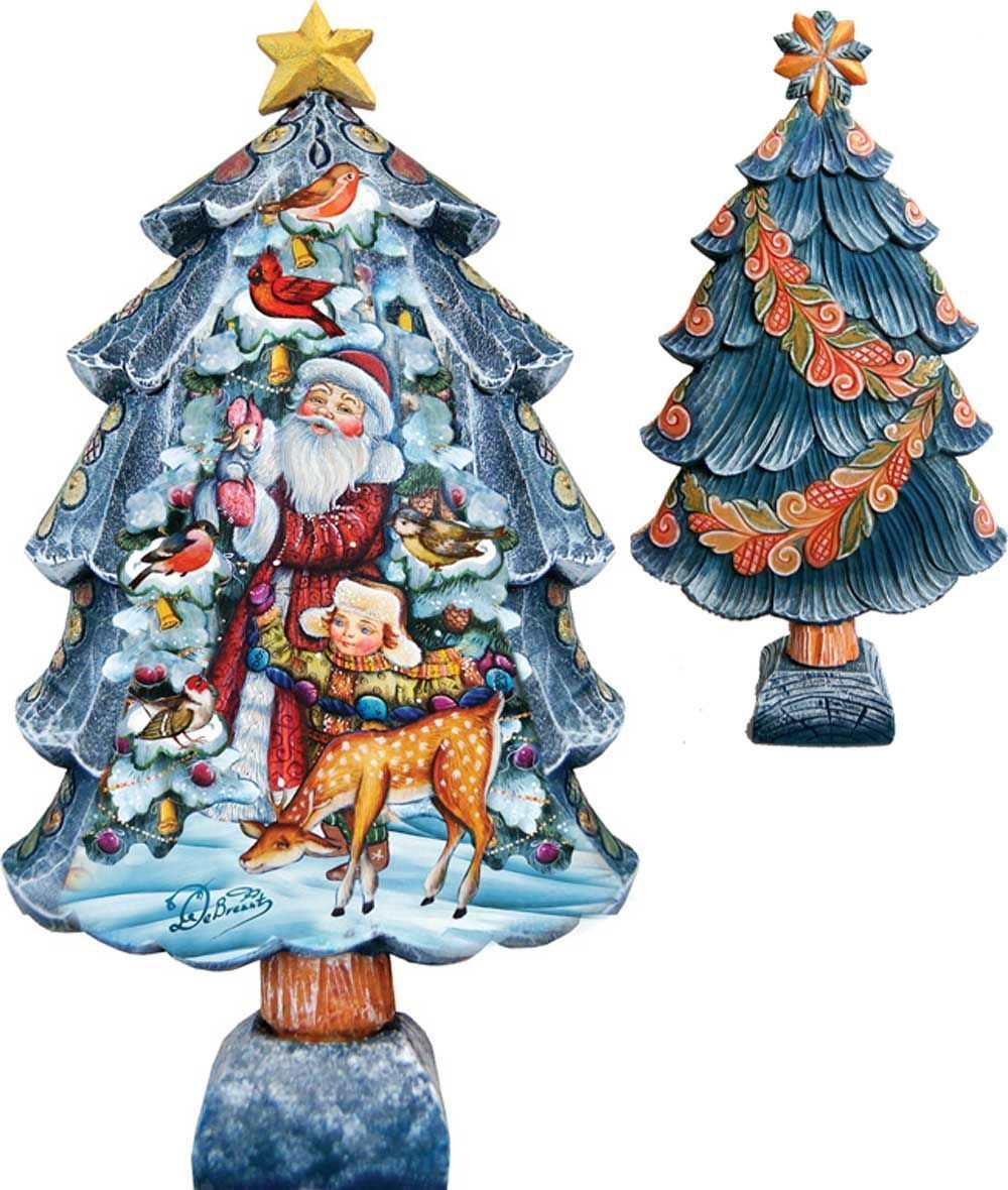Christmas Tree Santa with Kids Christmas Figurine by G. DeBrekht - Christmas Decor - 588031L