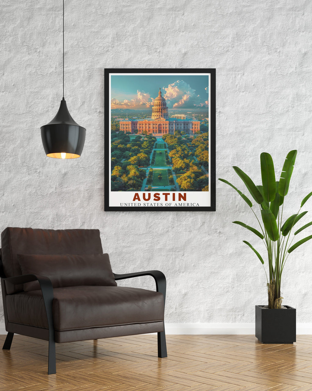 Austin   Artwork - Texas State Capitol  Framed Prints - USA Perfect Wall Art