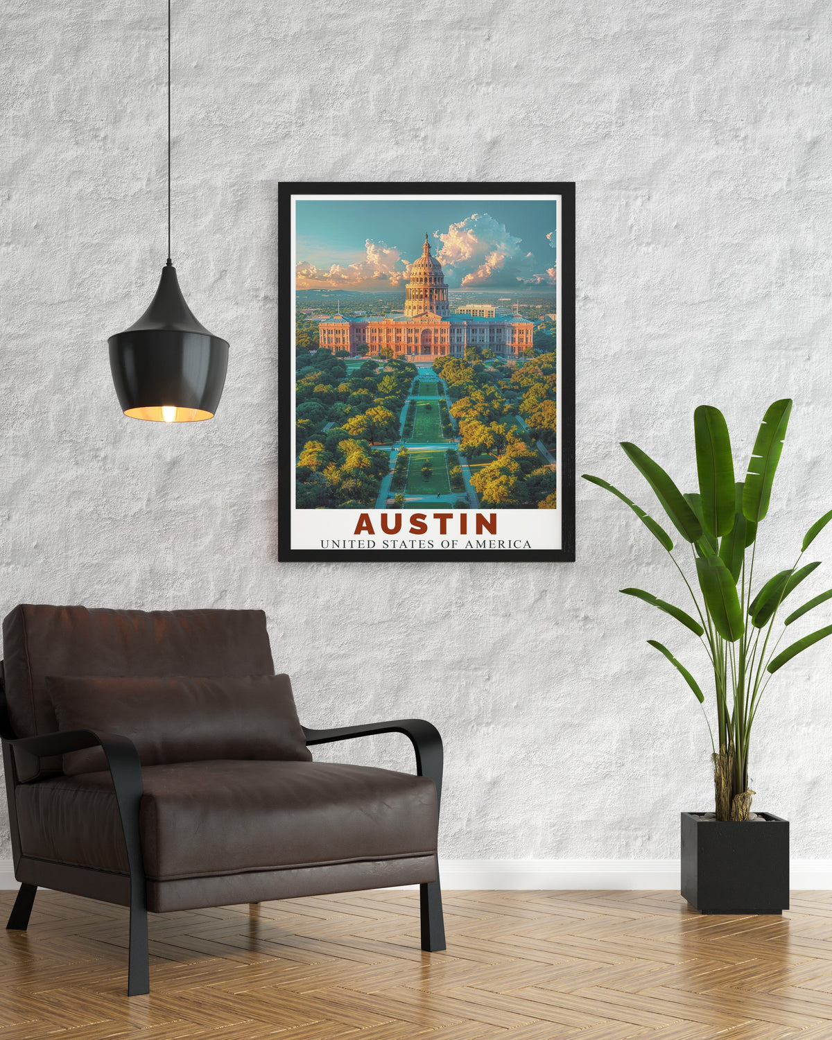 Austin   Artwork - Texas State Capitol  Framed Prints - USA Perfect Wall Art