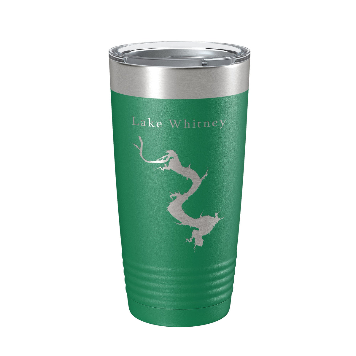 Lake Whitney Map Tumbler Travel Mug Insulated Laser Engraved Coffee Cup Texas 20 oz