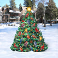 Christmas Birds-Themed Christmas Tree Outdoor Indoor Decor Wooden Christmas Decoration by G. Debrekht Christmas Decor - 8191511F