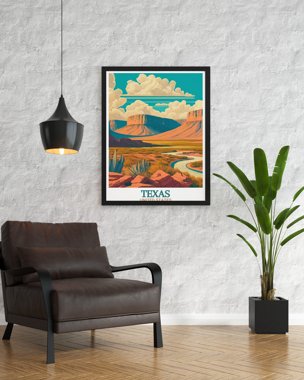 Texas Framed Posters - Big Bend National Park Travel Prints - United States  Home Decor