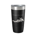 Somerville Lake Map Tumbler Travel Mug Insulated Laser Engraved Coffee Cup Texas 20 oz