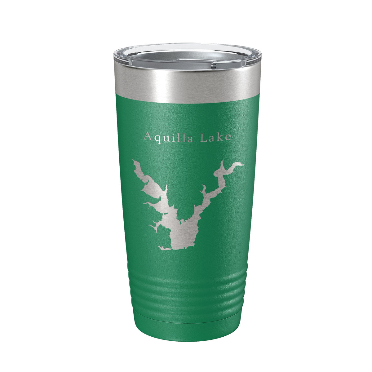 Aquilla Lake Map Tumbler Travel Mug Insulated Laser Engraved Coffee Cup Texas 20 oz