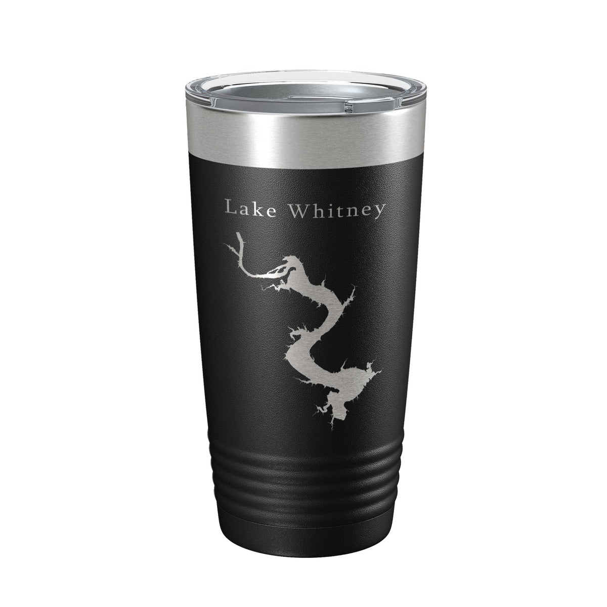 Lake Whitney Map Tumbler Travel Mug Insulated Laser Engraved Coffee Cup Texas 20 oz