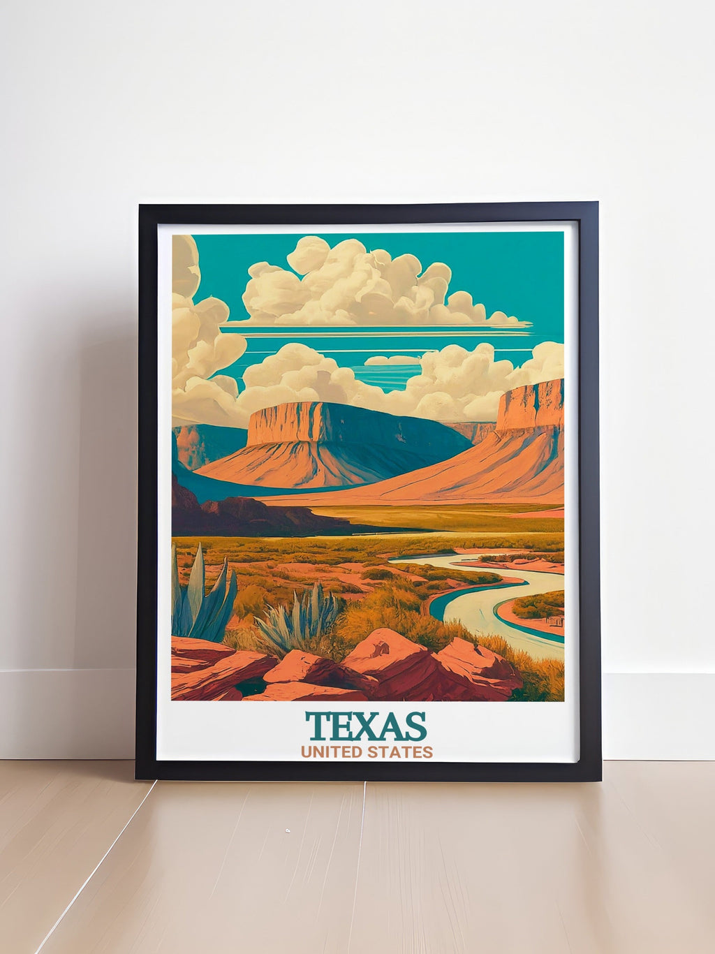 Texas Framed Posters - Big Bend National Park Travel Prints - United States  Home Decor