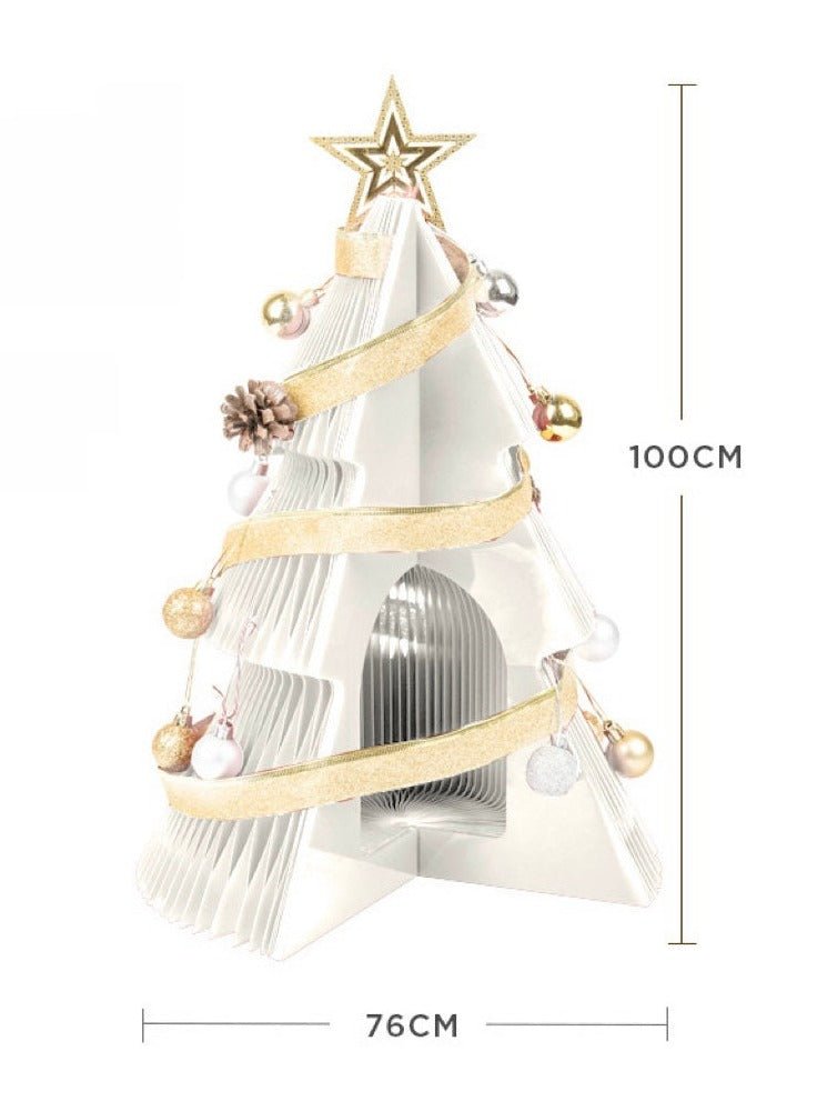 Honeycomb Foldable Accordion Christmas Tree - Christmas Decor for Neutral Nordic Home