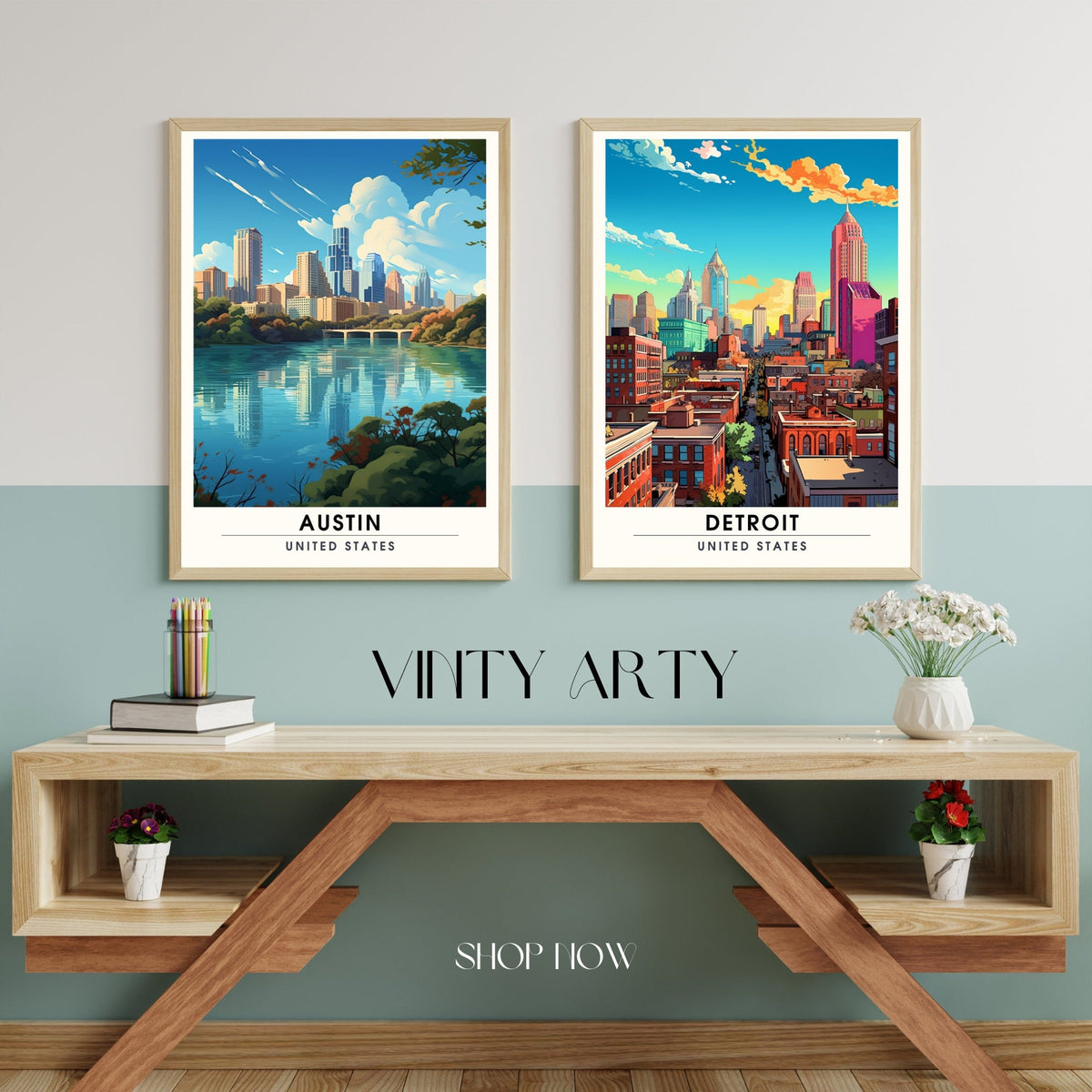 Impression Austin | Impression de voyage Austin  | Poster Texas