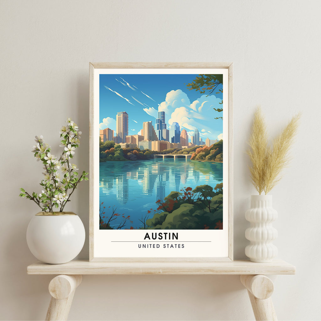 Impression Austin | Impression de voyage Austin  | Poster Texas