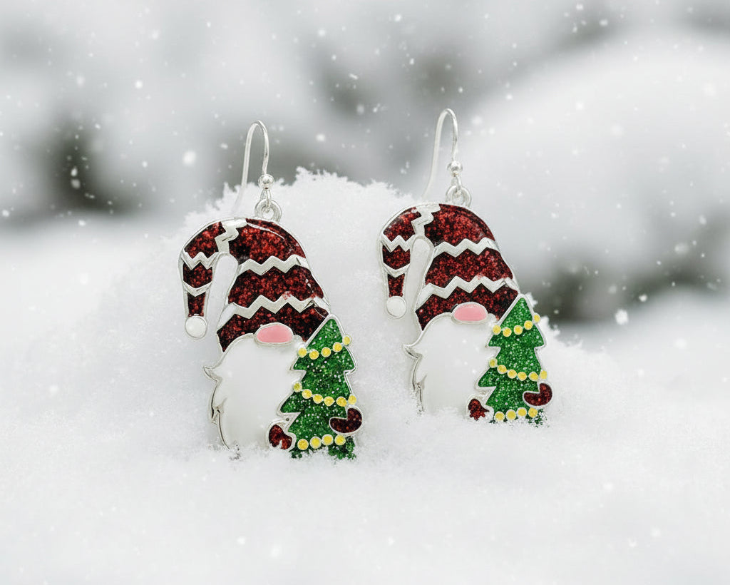 Christmas Gnome Earrings