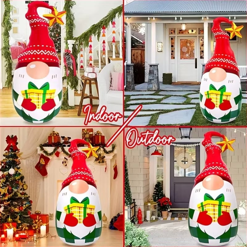 NNETM Inflatable Christmas Gnome Decoration