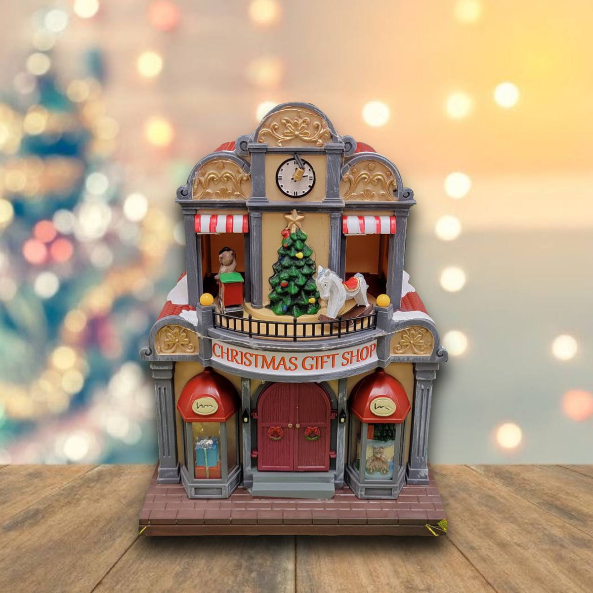 Christmas Village. Christmas Gift Shop F07M4-22-Y316