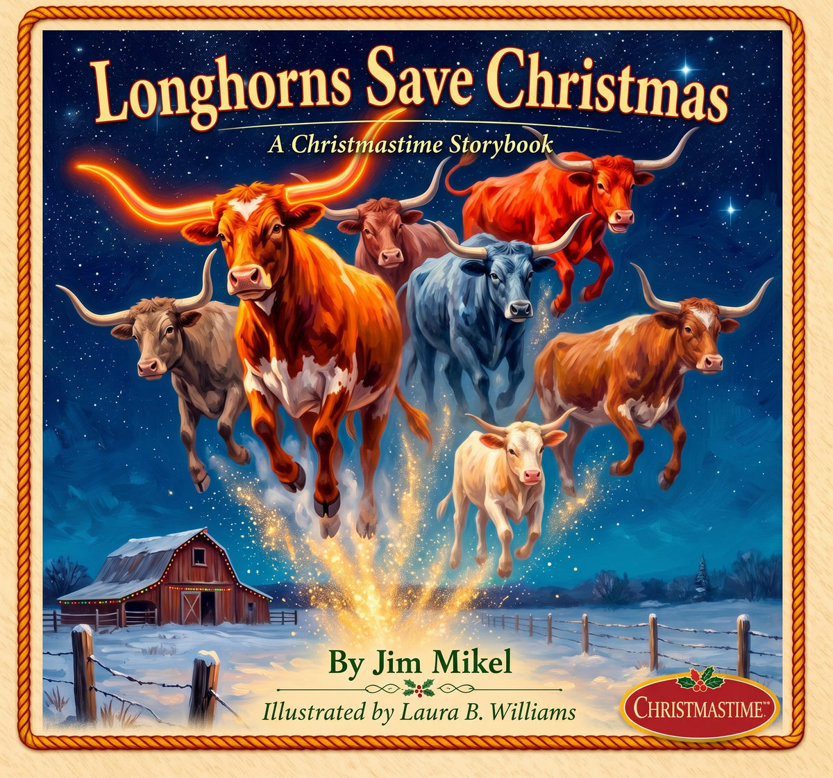 LONGHORNS SAVE CHRISTMAS - Digital Children's Book